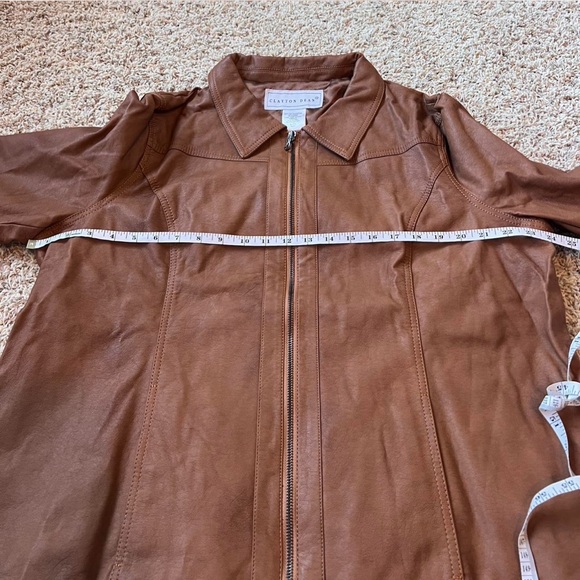 Clayton Dean Brown Leather Jacket - Picture 7 of 8